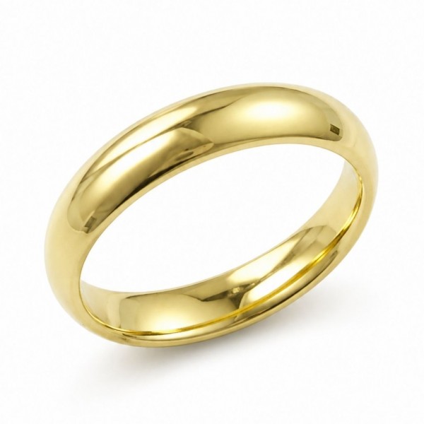 14 Ayar 4,5mm Altın Şarnel Klasik Alyans
