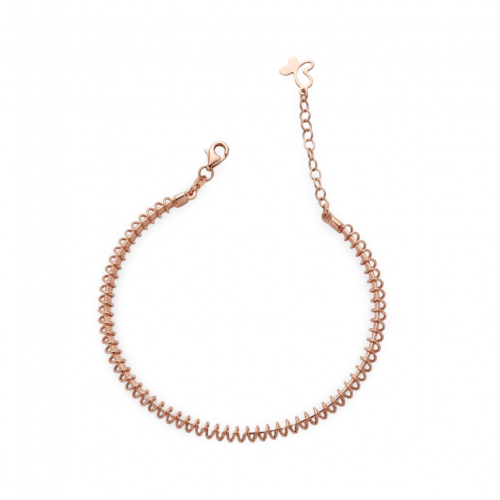 14 Ayar Rose Altın Kelebek Detaylı Tasarım Bileklik