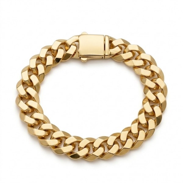 14 Ayar Altın Gurmet Tasarım Bileklik