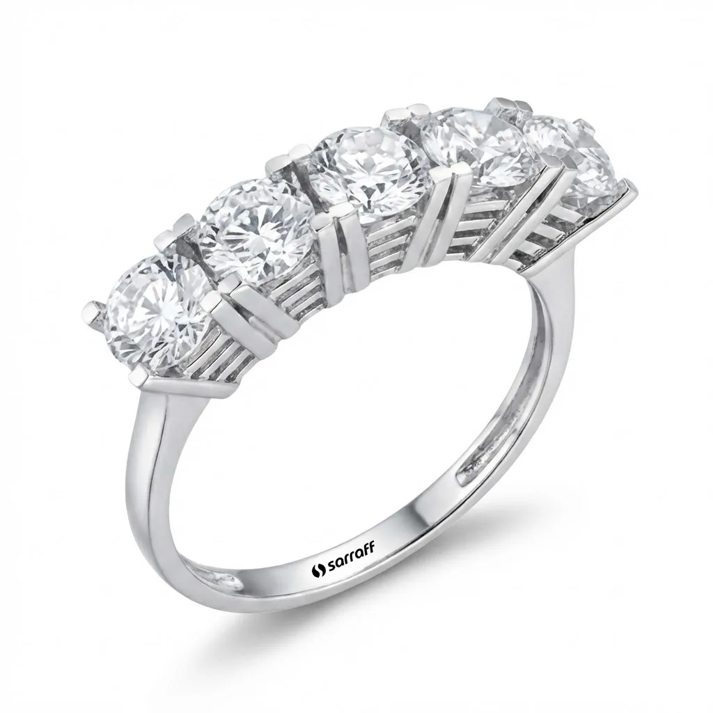 14 Ayar Altın Beştaş Yüzük