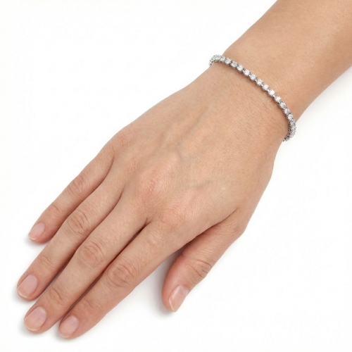 0,17 Karat Su Yolu Pırlanta Bileklik