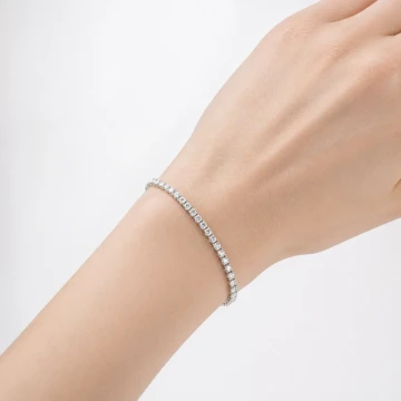 4,95 Karat Su Yolu Pırlanta Bileklik