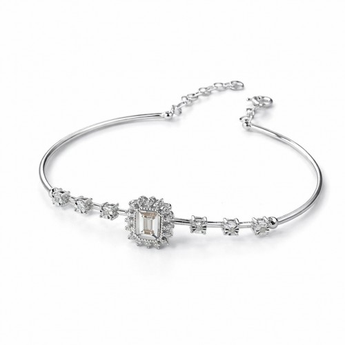 0,11 Karat Pırlanta Baget Bileklik