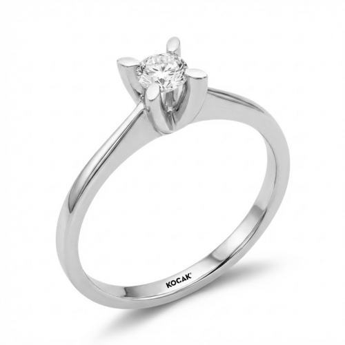 0,20 Karat Pırlanta Tektaş Yüzük