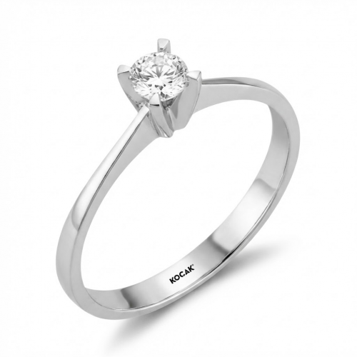 0,20 Karat Pırlanta Tektaş Yüzük